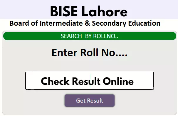 BISE Lahore Board 10th Class Result 2023