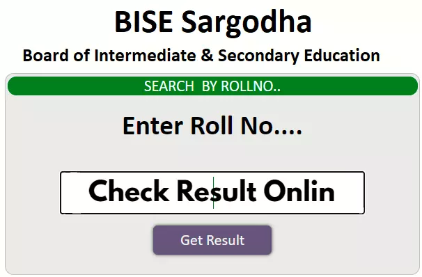 BISE Sargodha Board 10th Class Result 2023